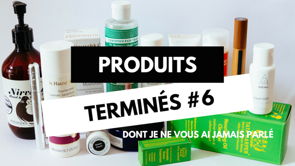 Produits finis beauté bio