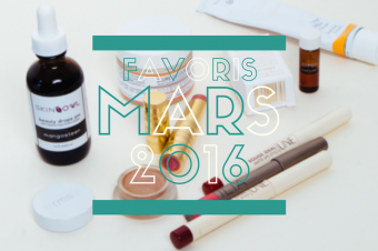 Favoris Beauté Bio Mars 2016