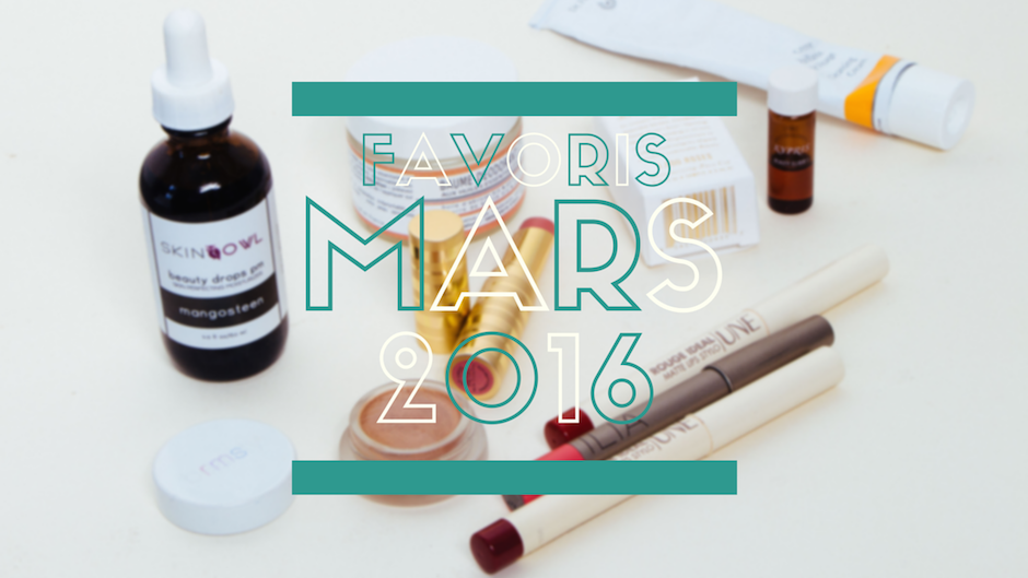 Favoris Beauté Bio Mars 2016