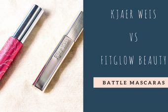Battle mascara Kjaer Weis vs FitGlow Beauty