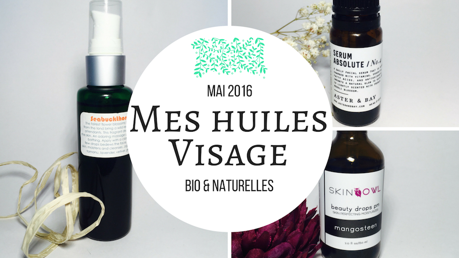 Huiles végétales bio